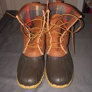 L.L Bean Boots - flannel lined